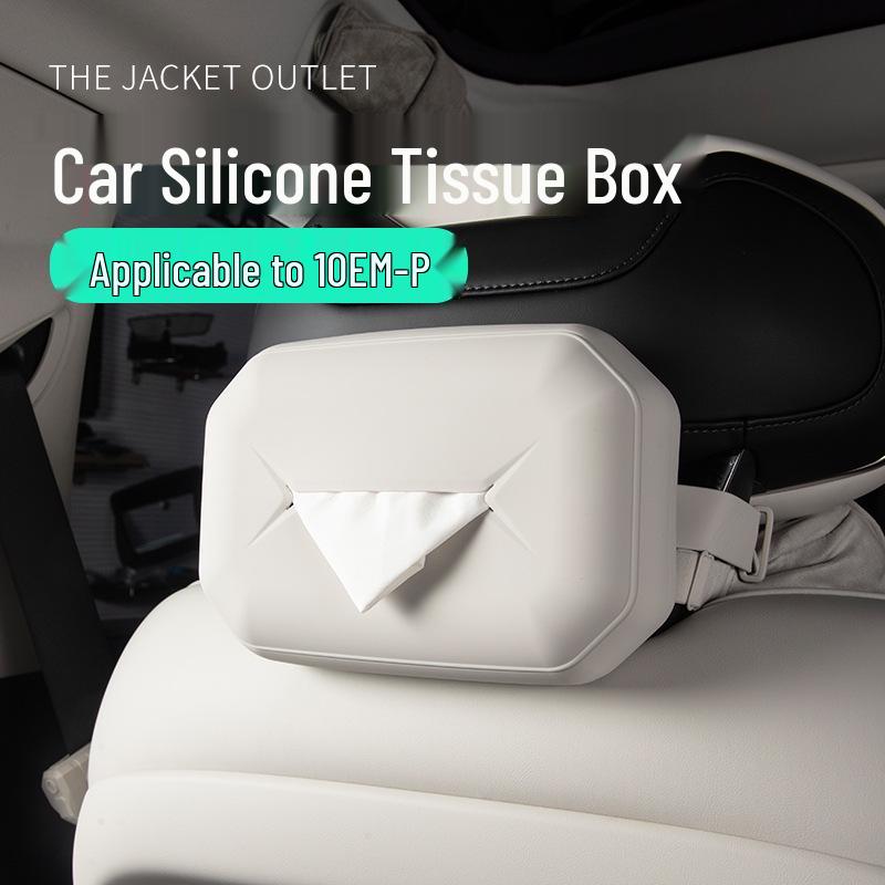 

Lynk & Co 10EMP Silicone Car Tissue Storage Box Beige Silicone Tissue Box - 1 piece