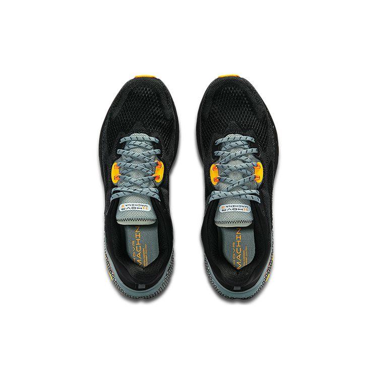 Under Armour HOVR Machina 3 Low Running Shoes Men Sneakers Black Yellow 3025650-003