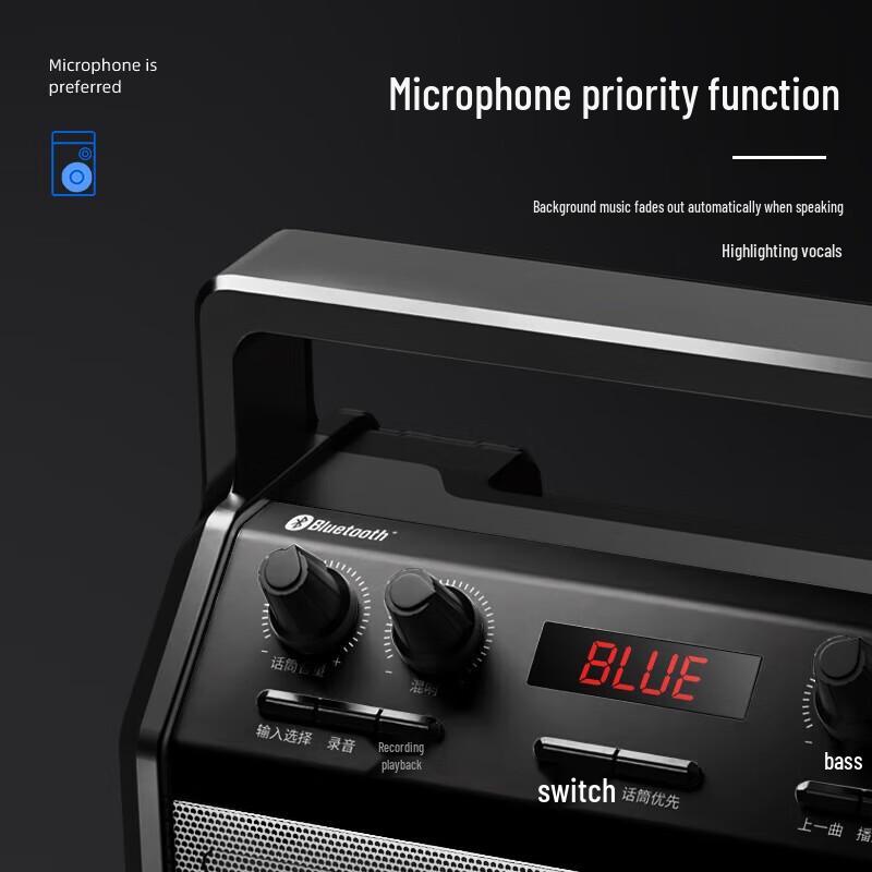 Philips SD50 Portable Outdoor Bluetooth Speaker with Wireless Microphone