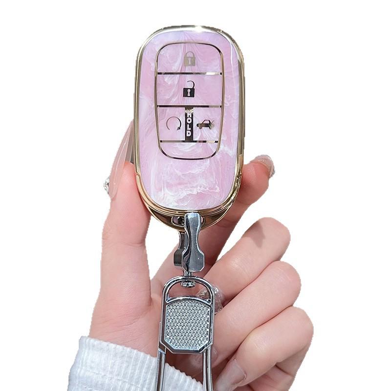 Compatible Key Cover for Honda 10th Gen Civic, Accord, Crown, XR-V, CR-V, Binzhi, Haoying, Lingpai, Jade