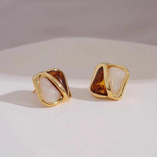 New Fashion Vintage Resin Geometric Drop Earrings for Women Charms Pendant Jewelry Party Gifts