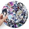 50 Uchiha Sasuke Waterproof Stickers for Phone, Laptop, Thermos, and Journal - Naruto Anime Decor
