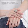 [sakuto] Men's Signet Ring, Stainless Steel, Matte Hairline, Brushed Silver (11)