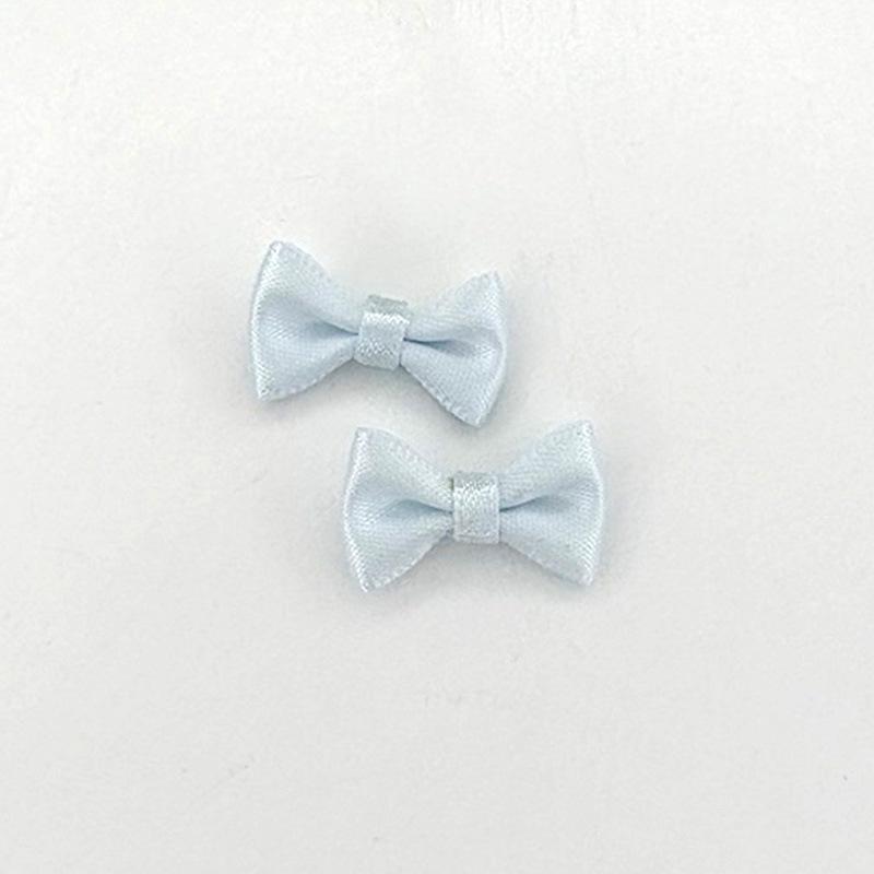 2cm Handmade Mini Cotton Bows for DIY Clothing & Doll Accessories