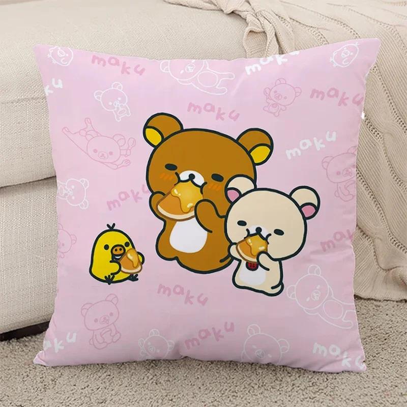 

Pillowcase Decoration Cushion Cover Bed Pillow Home Car Sofa Short Plush 12x12Inch