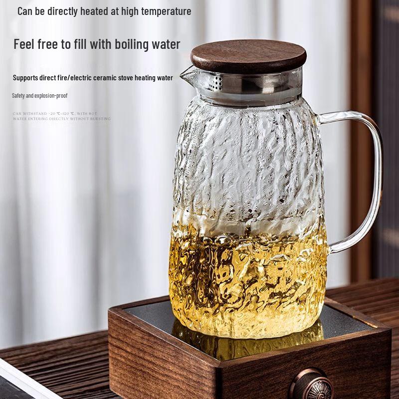 Jia Kang Ming Embossed Heat-Resistant Glassware Set