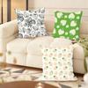 Strawberry Pattern Cushion Cover Soft Short Plush Pillow Cover Smooth Cozy Texture Aesthetic Cushion Case Home Decor