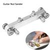 Guitar Nut Saddle Sander Grinding Sanding Luthier Tool for Guitar Parts Accessories Aluminum Alloy Instrument Fittings