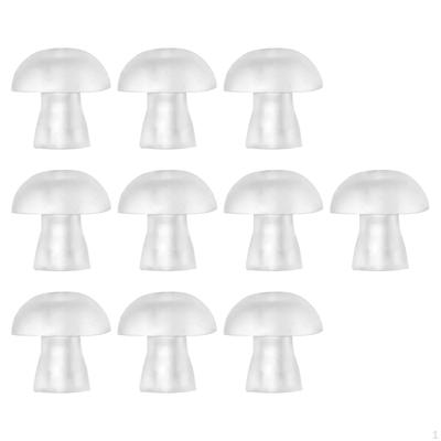 10 Pieces Ear Cap Eartips,Ear Bud Replacements Accessories,Sturdy,Portable,Comfortable,Silicone