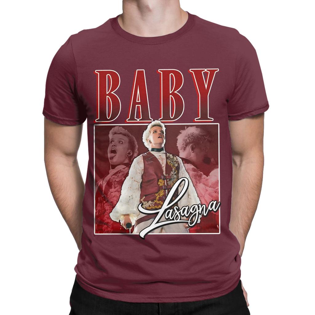 Bbaby Lasagna Rim Tim Tagi Dim Croatia 2024 Merch Red Graphic 100 Cotton TShirt Bbaby Lasagna Tees Tops For Unisex