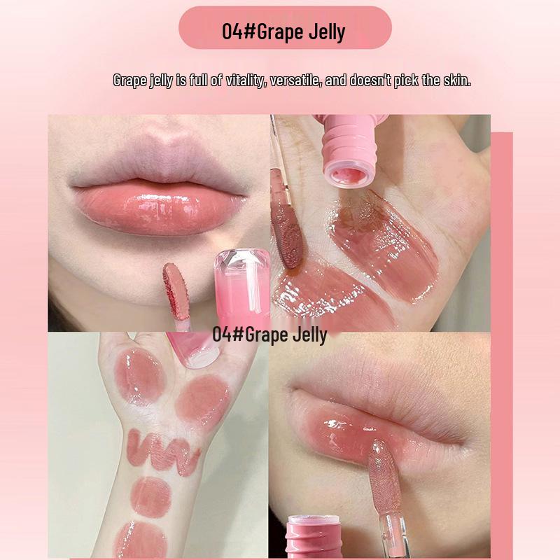 Gleaming Sun Lip Mirror: Plumping, Non-Fading, Moisturizing Lip Glaze for a Natural Glow.
