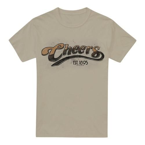 Cheers Mens Watercolor Logo T-Shirt