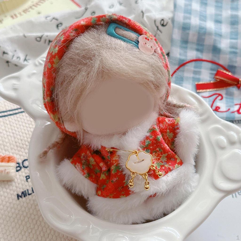 Cotton Doll Clothes Classic Tang Suit Accessories Clothing Dress Up Outifit Cute