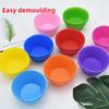 Moule à Muffins Réutilisable en Silicone de 2,8 pouces Pour une Cuisson et un Nettoyage Faciles