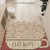 Cute Animal Entrance Door Rubbing Soil Foot Pad Waterproof Non-Slip Silk Ring Floor Mat Household Living Room Bathroom Door Mat