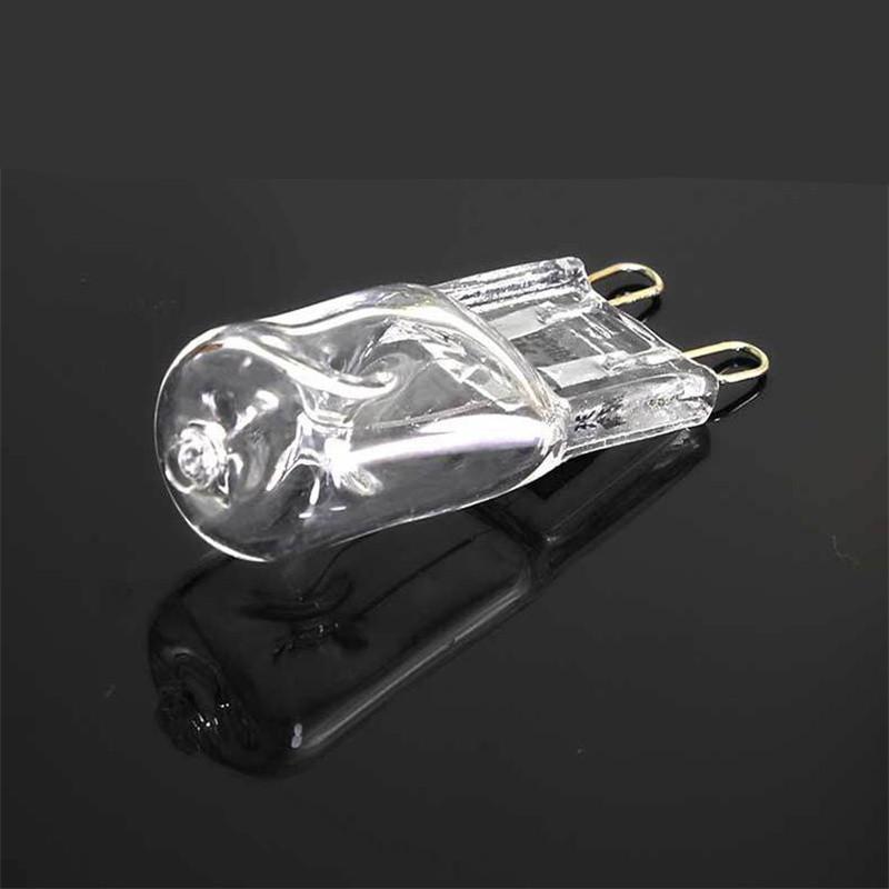 5/10/20PCS Eco Halogen Light Bulbs G9 120V 25W 40W 60W Energy Efficient Crystal Lamps with LED Inserted Beads for Home Lighting