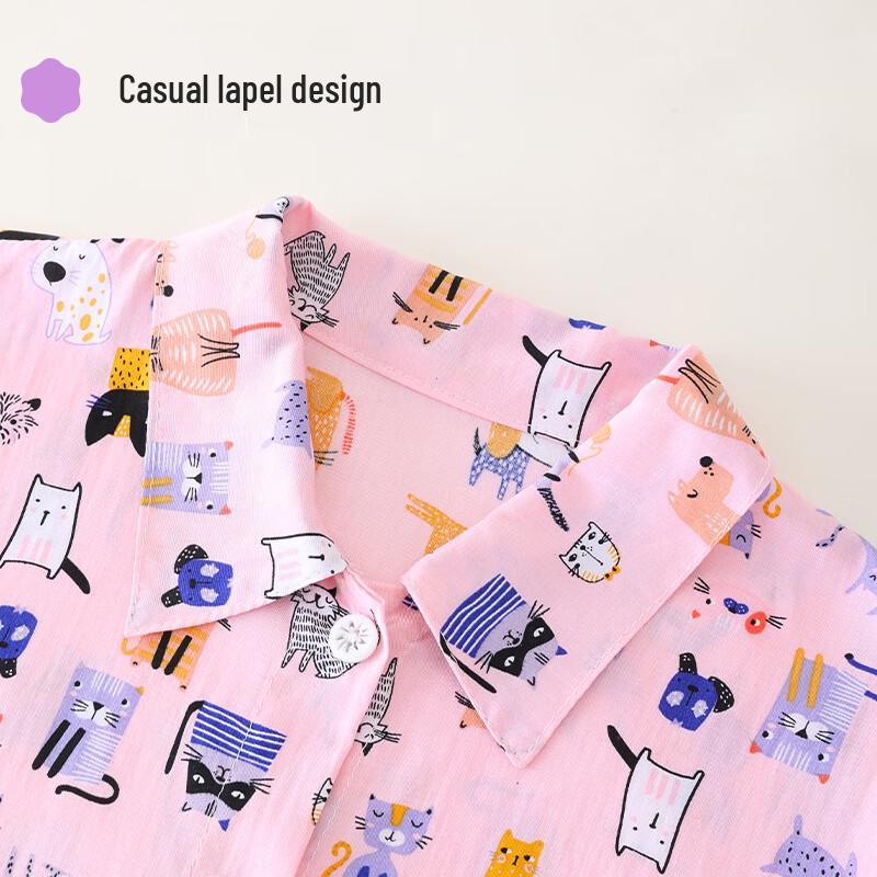 Girls' Summer Lyocell Blend Pajama Set