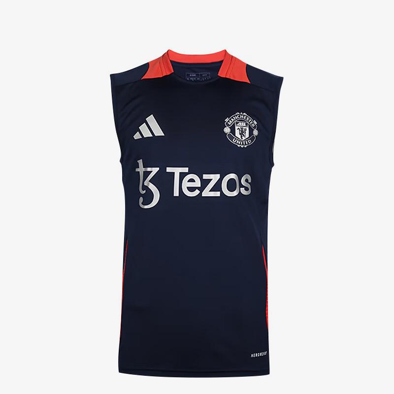 Adidas genuine New Men s Manchester United Sleeveless Training Jersey IT2019 170 84A XS