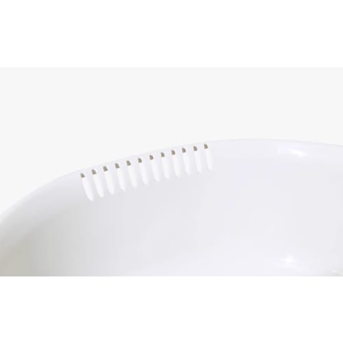 Made In Japan Oval Washing Tub, 5.3L Capacity, for Washing and Soaking Dishes, Vegetables, and Fruits (Green)