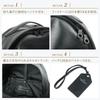Joya Waterproof Leather BackpackBusiness Bag BLACK J4832