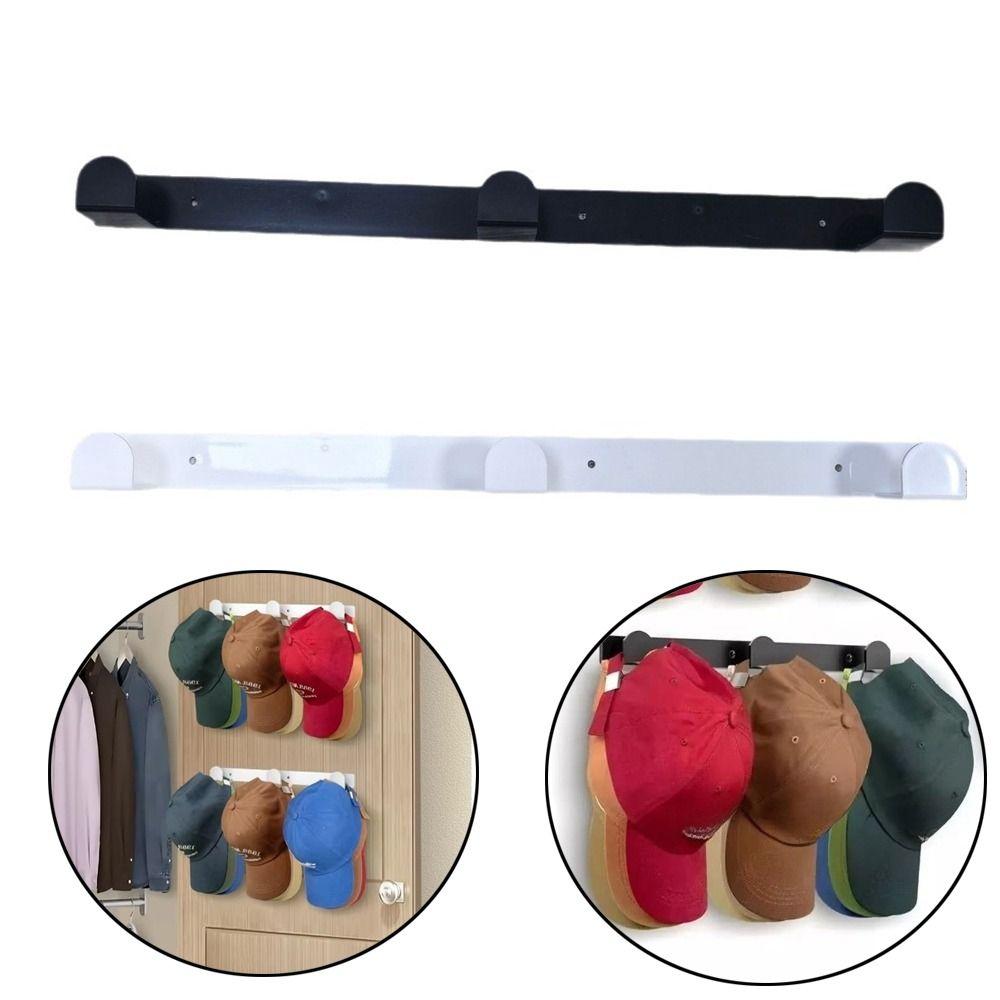 Space Saving Wardrobe Hat Rack with Hook Hat Organizer Display Hat Storage Rack  Bedroom Door