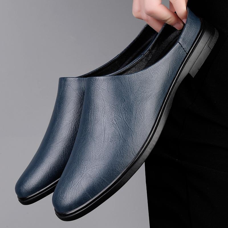 

Модные мужские шлепанцы на четыре сезона, мужские модные шлепанцы, повседневная удобная дышащая модная брендовая обувь, размеры 38-46, мужская обувь 46 синий