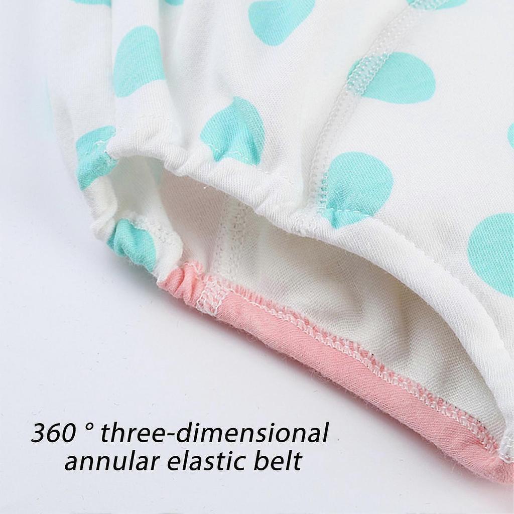 Baby Potty Training Underwear 6-layer Gauze Super Absorbent 3d Stereoscopic Cutting Cotton Pants For