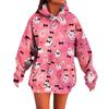 Women's Fashion Casual Halloween Print Long Sleeve Hoodie