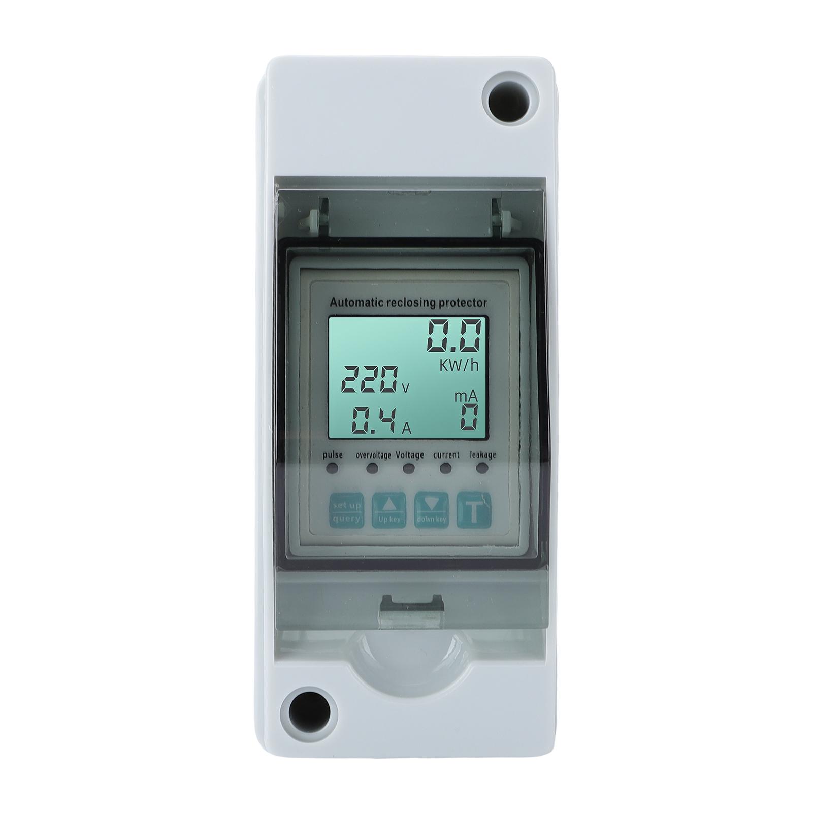 

Smart Circuit Breaker with Distribution Box Miniature Single Phase Din Rail Mount Automatic Reclosing Over Under