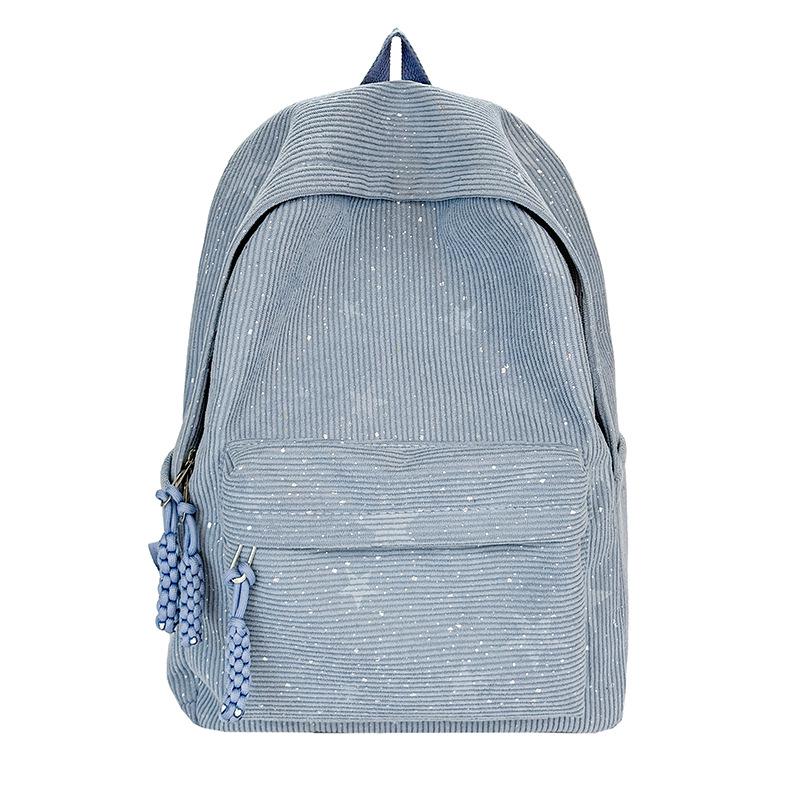 

Блискучий рюкзак для студенток коледжу та старшокласниць - Стильний, легкий та модний дизайн One Size синій