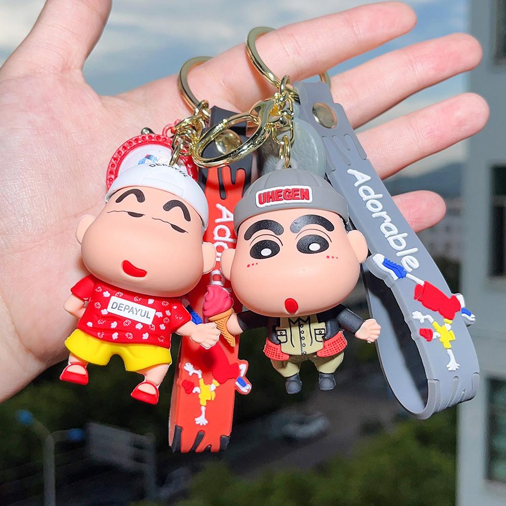 Shin Crayon Chan Toy Dolls Key Chain Bag Decoration Pendant Ornament Desktop