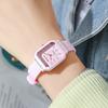 South East Asia Dopamine Quartz Ladies Watch Simple Diamond Silicone Watch Women'S Watch