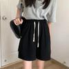 Pantaloncini Estivi in Puro Cotone da Donna Larghi e Casual Sportivi a Gamba Larga Pantaloncini Casual