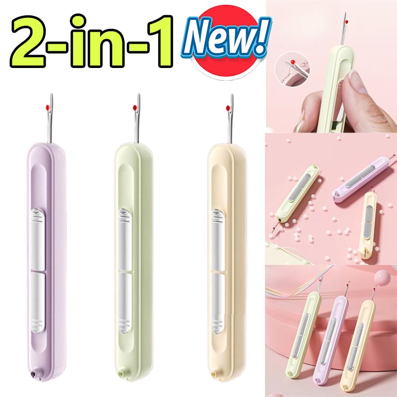New Needle Threader 2 in 1 Multi-function Needle Threader for The Elderly Double Hand Sewing Tool Crafting Cross-Stitch Accesori