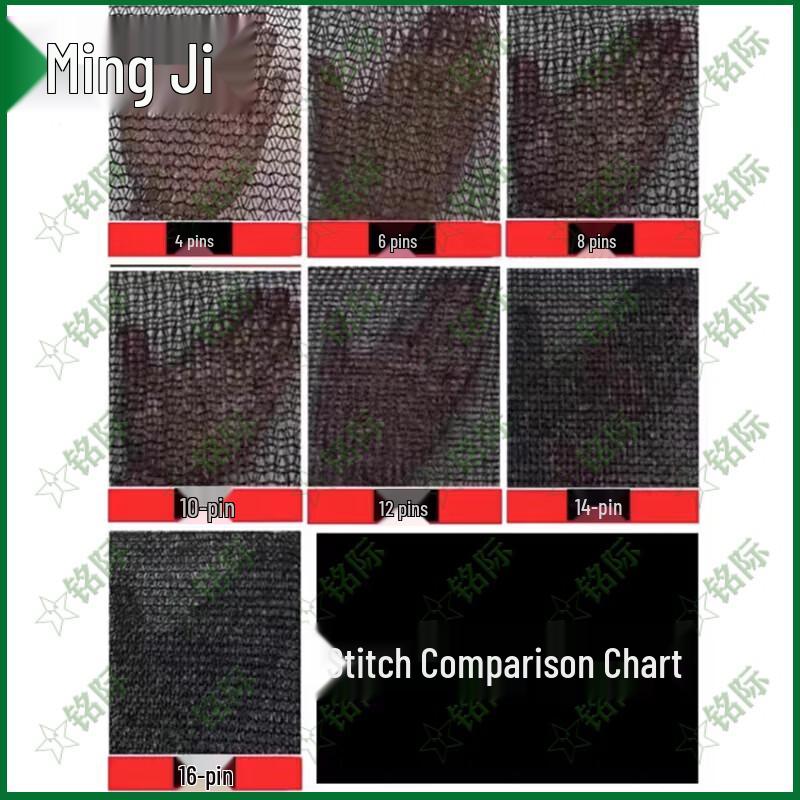 Mingji Heavy-Duty Black Outdoor Shade Net