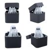 Halloween Middle Finger Cute Ghost Statue Creative Prank Parody Stress Relieving Puzzle Office Desk Decoration Halloween Gift