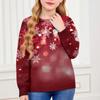 Christmas Day Sweatshirts For Children Boys And Girls Knit Sweater Cute Shirt Fall Crewneck Pullover Tops