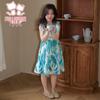 Fuloumi Girls' Summer Floral Princess Dress