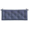 VidaXL Coussin de Banc de Jardin, Coussin de Siège, Coussin de Meuble de Terrasse Patio Salon Extérieur Intérieur, Bleu 378959