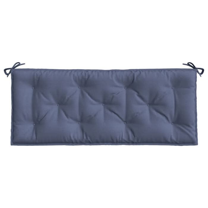 VidaXL Coussin de Banc de Jardin, Coussin de Siège, Coussin de Meuble de Terrasse Patio Salon Extérieur Intérieur, Bleu 378959