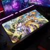 Pokemon Mewtwo Cool DeskMat PC Large MousePad Desk Accessories Gaming Keyboard Mouse Pad Stitch Edge Rubber Base Extended Carpet