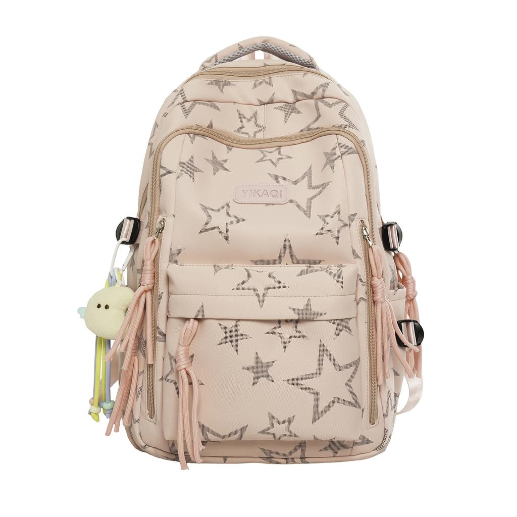 Schoolbag1011 Spot Explosive Large Capacity Backpack Junior High School Student Star Small Fresh School Bag Women's Backpack