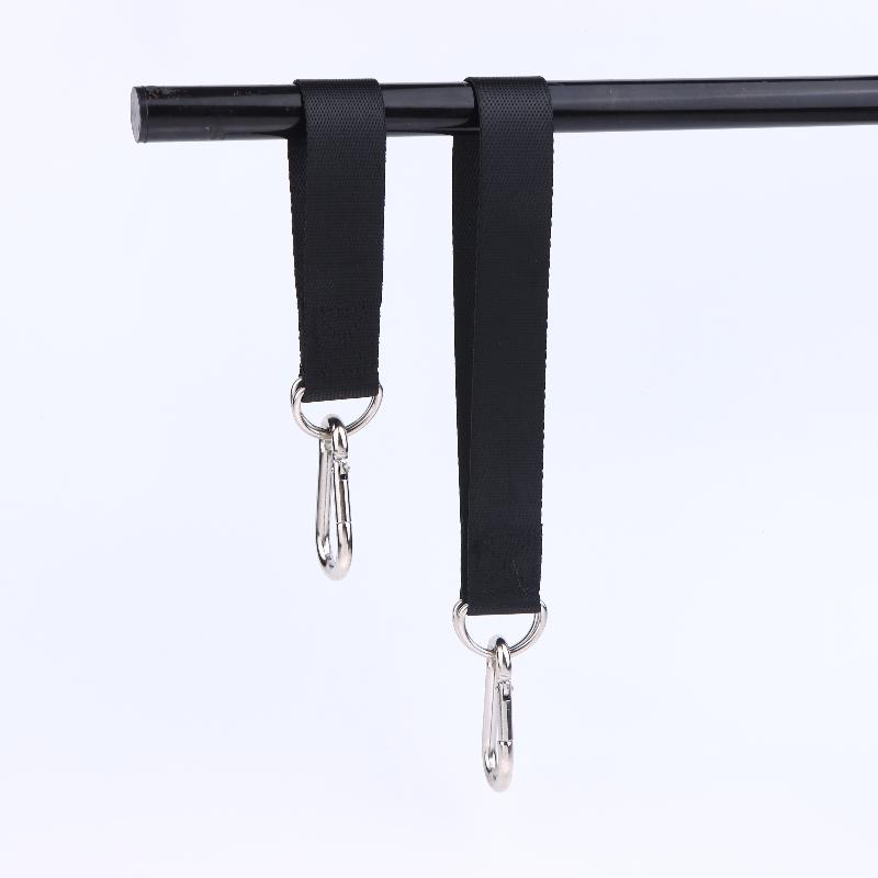 2Pcs Outdoor Durable Hanging Belt Hammock Swing Hanging Belt And Steel Alloy Hooks Camping Hiking Tools Hammock Accessories