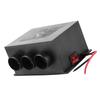 12V Car Heater 3 Hole Portable Winter Heating Warmer Windshield Defroster Fog Removing