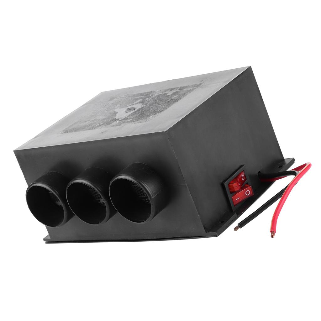 12V Car Heater 3 Hole Portable Winter Heating Warmer Windshield Defroster Fog Removing
