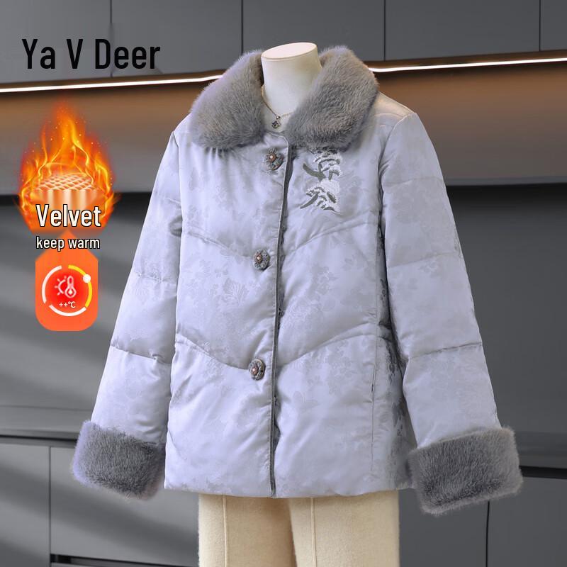 

Yalu Women s Ethnic Embroidered Winter Coat 3XL