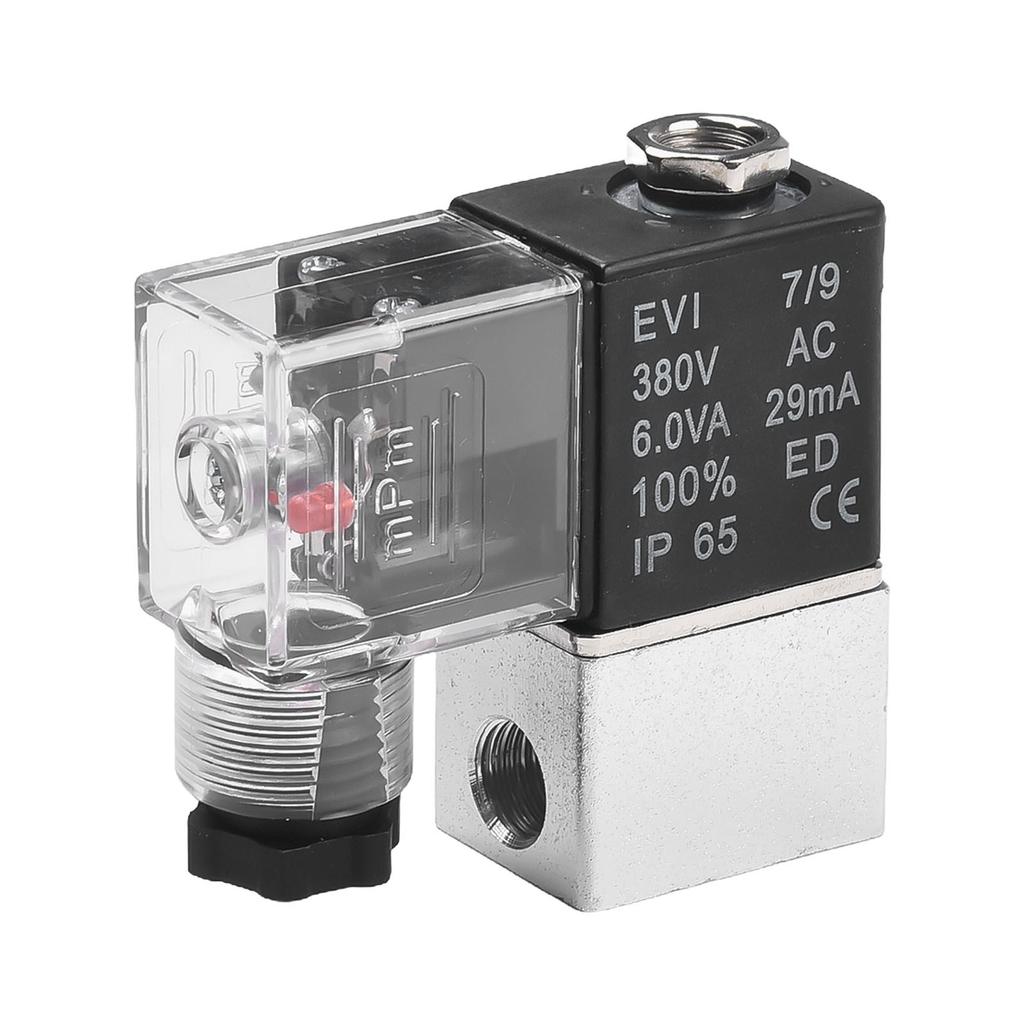 Compressor Solenoid Valve V Limited Installation Space Black Exhaust Check Valve Smoothly And Prevents Backflow