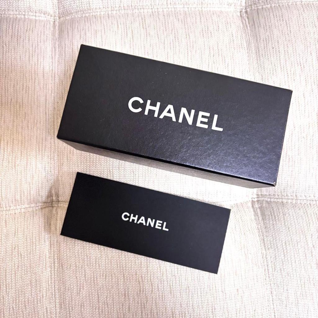 Used Limited price reduction until today chanel Chanel genuine box sunglasses box