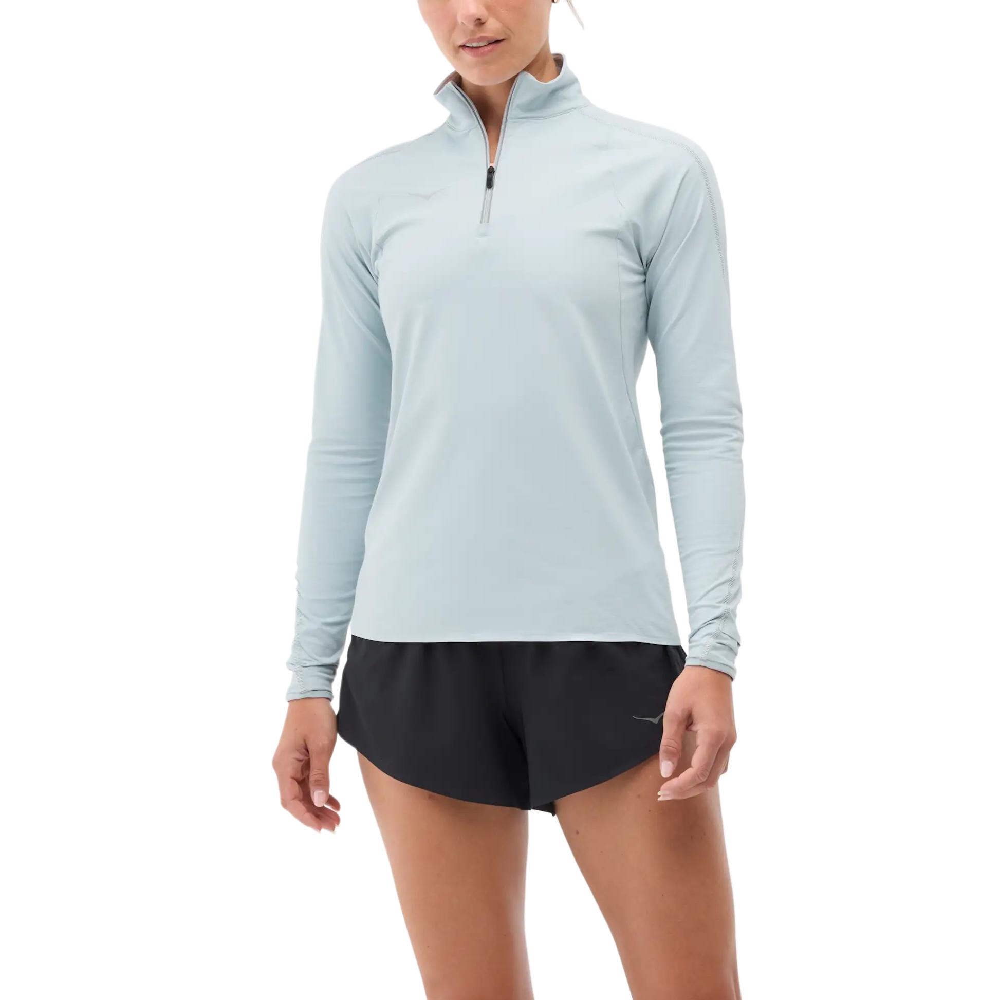 Hoka One One Glide Tech Quick Dry Moisture Wicking Breathable Running T-Shirt Women tops 1164155-MNRB XS