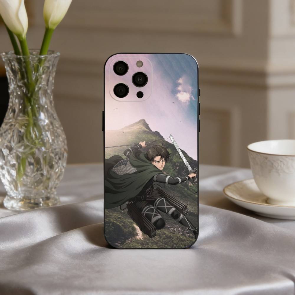 L-Levi A-Ackerman A-Attack O-On T-Titans Phone Case Silicone Soft For IPhone 17pro 16 15 14 13 12 11 X XR Plus Pro Max Plus